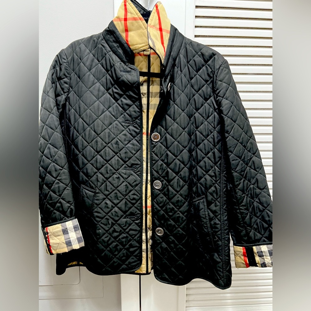 Burberry Quilted Coat - very lightly worn